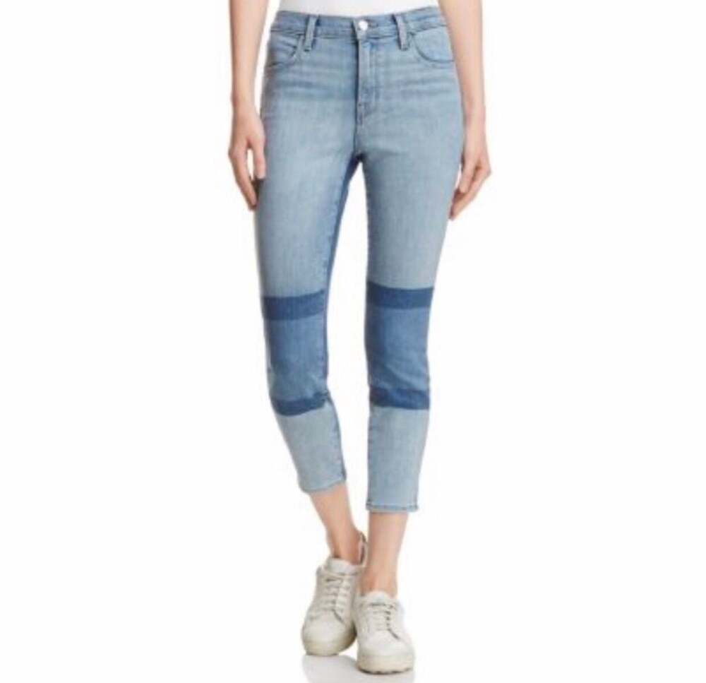 J Brand Alana High Rise Crop Jeans in Soho Wash